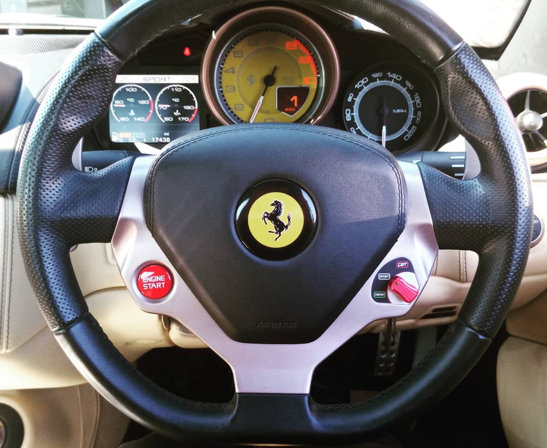 Ferrari at MRD Automotive workshop